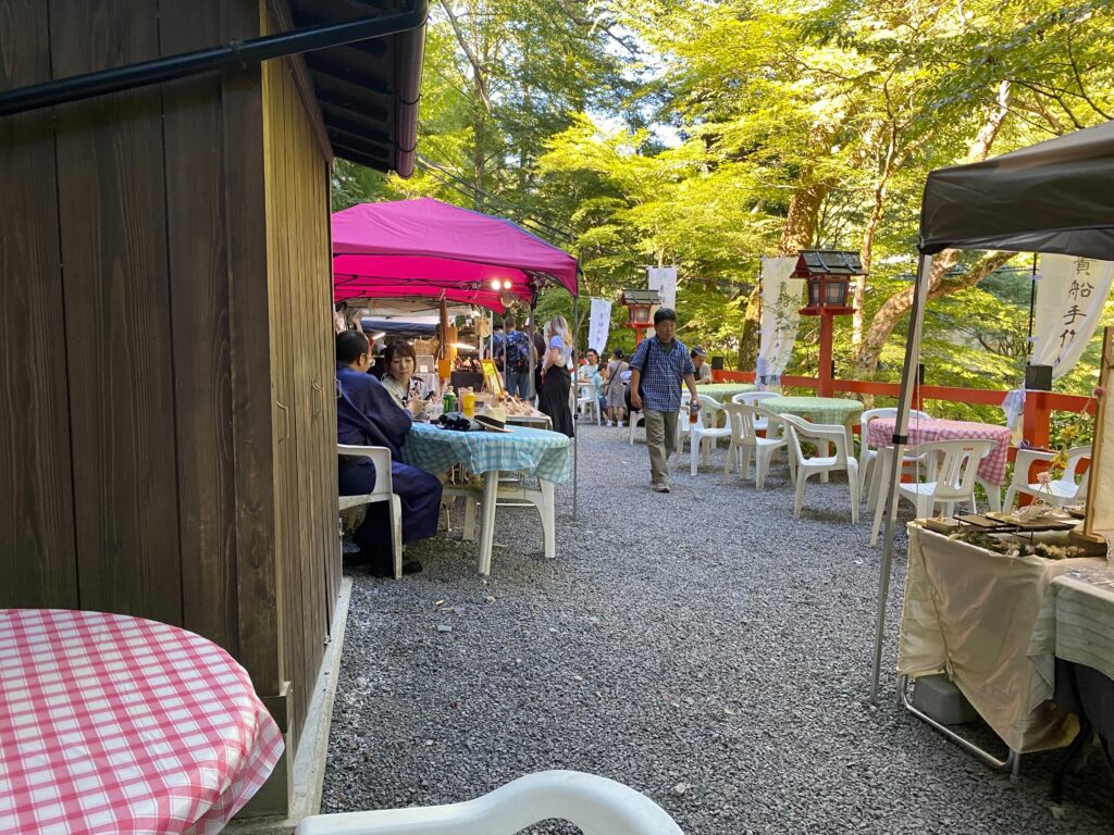 貴船神社のタイムマシン着陸場所